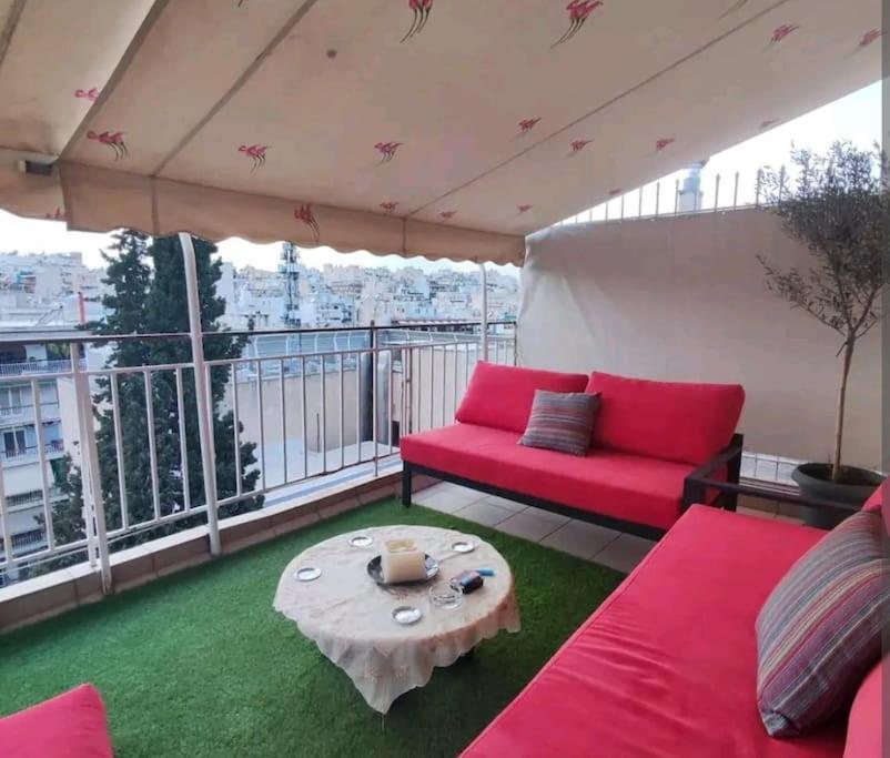 7Th Floor Spacious Veranda In The Heart Of Athen Exterior foto