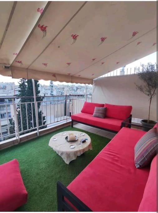 7Th Floor Spacious Veranda In The Heart Of Athen Exterior foto